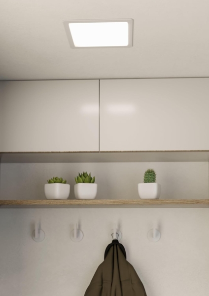 Eglo 99181 Einbauleuchte FUEVA 5 weiß L:21,6 B:21,6cm 4000K Bild 2