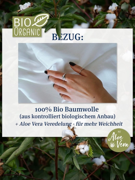 Paradies 3-Kammer-Kopfkissen Abbie Bio, Füllung: Außenkammer: 90% Daunen, 10% Federn Innenkammer: 85% Federn, 15% Daunen, Bezug: 100% Bio-Baumwolle, Seitenschläfer, Rückenschläfer, Bauchschläfer, Drei Kammer Kissen in 40x80, 80x80, mittlere Stützkraft ... Bild 4