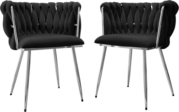 Stühl Muz DC-1142/CM (Farbe: 77-Schwarz, Chrom)