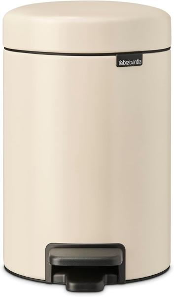 Brabantia 'NewIcon' Treteimer, Soft Beige, 3 Liter