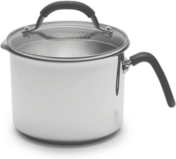 Coolinato Milchtopf Coolinato Universaltopf 16cm 2,4l aus Edelstahl - unbeschichtet