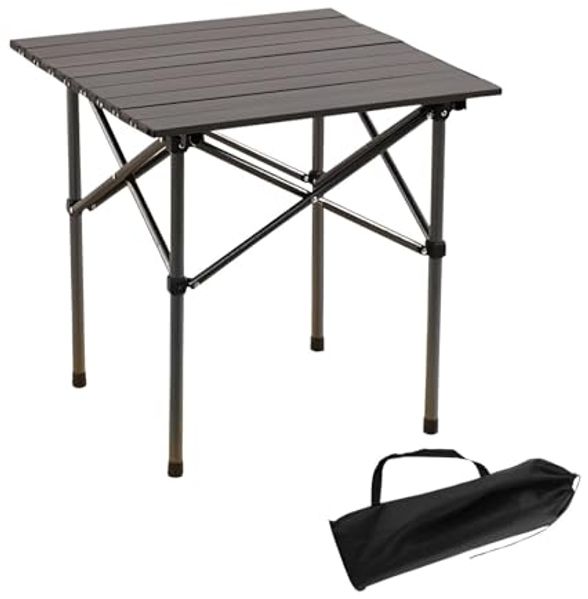 WS-Trend Campingtisch Klappbarer Camping Tisch 53×51×50 cm – faltbarer Outdoor Beistelltisch