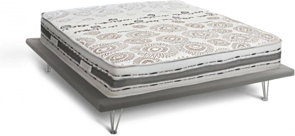 Talamo Italia - Zita-Einzelmatratze, abnehmbarer Bezug aus Memory-Schaum und unabhängigen Mikrofedern, 100 % Made in Italy, milbenhemmend und hypoallergen, 80 x 190 x 25 cm Bild 5