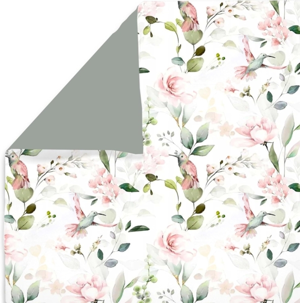 Amilian Babybettwäsche Kinderwagenset - 2tlg. Kinderbettwäsche - 80x80cm + 35x40cm, 100% Baumwolle, 2 teilig, Bettwäscheset für Kinderwagen, Wiege, Babybett - Baby Bettwäsche Bild 2