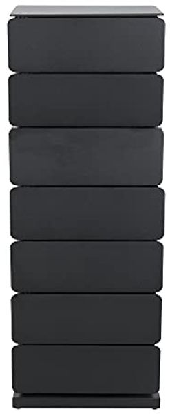 Spinder JOEY 7 Dresser: Minimalistischer Stahl-Schrank, Schwarz