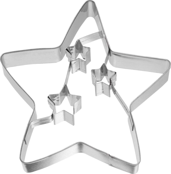 Birkmann Ausstechform Weihnachtsstern, Ausstecher, Plätzchenform, Keks, Plätzchen, Edelstahl, 10. 5 cm, 195516