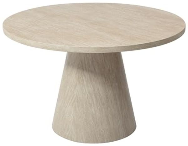 Vente-unique - LARIOZA Esstisch Holz, Platte Beige - B 120 cm x H 75,5 cm x L 120 cm