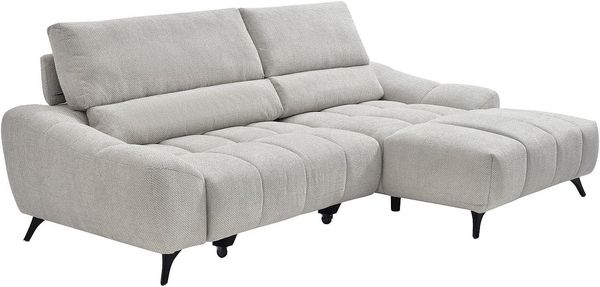 Vente-unique - ELOSIA Sofa Stoff Beige - B 175 cm x H 105 cm83 cm x L 270 cm