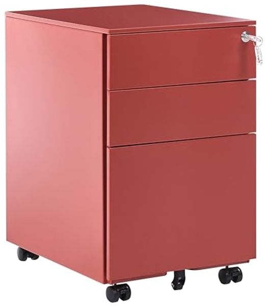 Aktenschrank rot POMA