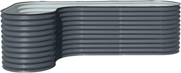Westmann Grow Faster XL | Metall Hochbeet L-Form