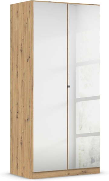 rauch Drehtürenschrank Reflect mit Spiegelfront, inkl. praktischer Inneneinteilung und Stoffboxen-Set