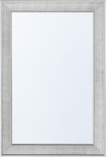 Wandspiegel silber rechteckig 61x91 cm BUBRY