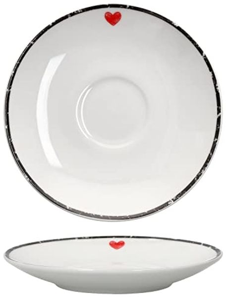 Ritzenhoff & Breker Becher 4tlg Set Caffee Amore Espressotasse + Untertasse 80ml Porzellan, Porzellan Bild 5