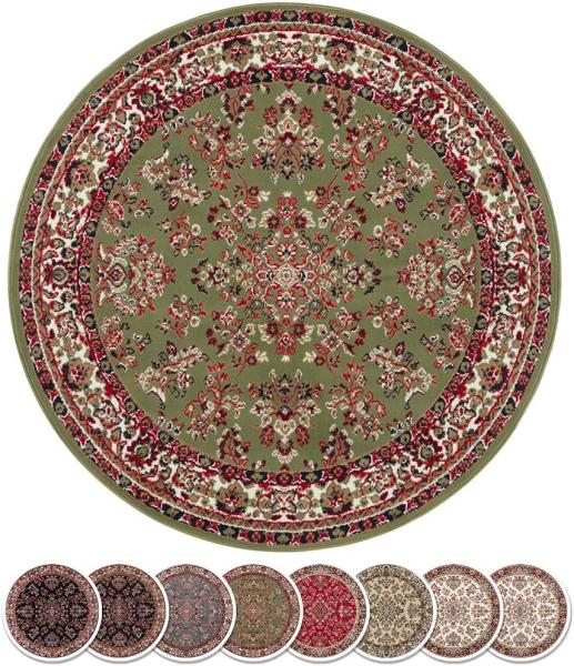 Kurzflor Orient Teppich Zabul - 80 x 250 x 0,8 cm - grün