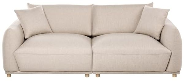 Sofa 3-Sitzer JUBEK Stoff Beige