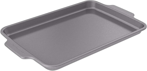 KitchenAid Rechteckiges Backblech flach 33x22cm Grau
