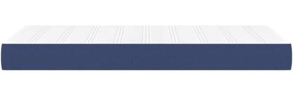 vidaXL Taschenfederkernmatratze Blau 90x190x20 cm Stoff 347700 Bild 4