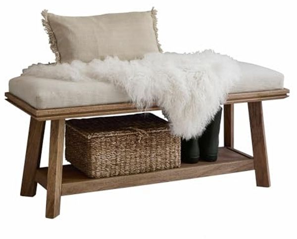 Mirabeau Bank Bank Abington braun/creme