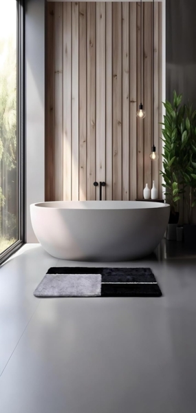 BATEX Enema Badteppich 70x120 cm anthrazit Bild 4