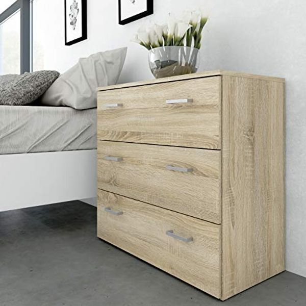 Kommode, Eichenfarbe 74,1 x 69,9 x 35,95 cm