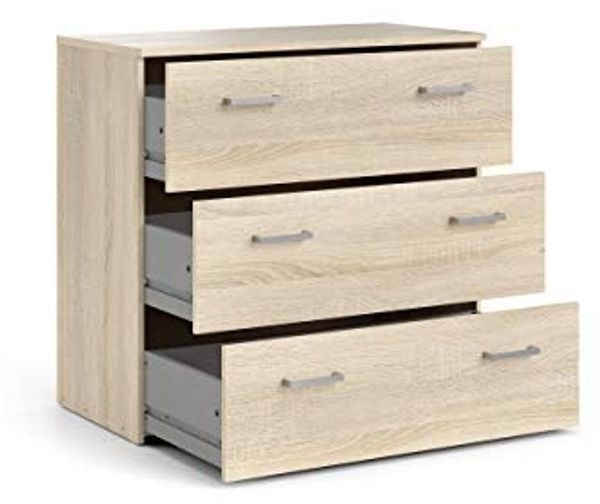 Kommode, Eichenfarbe 74,1 x 69,9 x 35,95 cm Bild 4