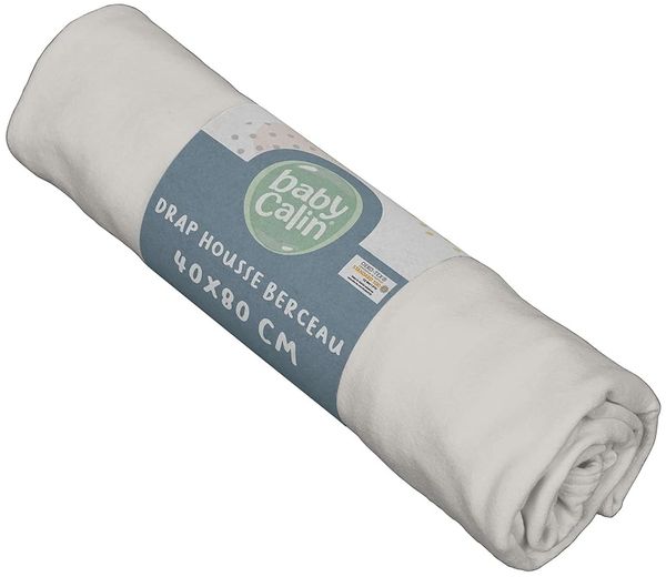 babyCalin Spannbettlaken grau 40x80