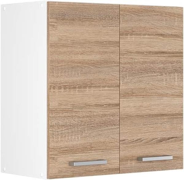 Vicco Küchenschrank R-Line Hängeschrank Unterschrank Küchenzeile Küchenunterschrank Arbeitsplatte, Möbel verfügbar in anthrazit und weiß (Sonoma ohne Arbeitsplatte, Hängeschrank 60 cm)