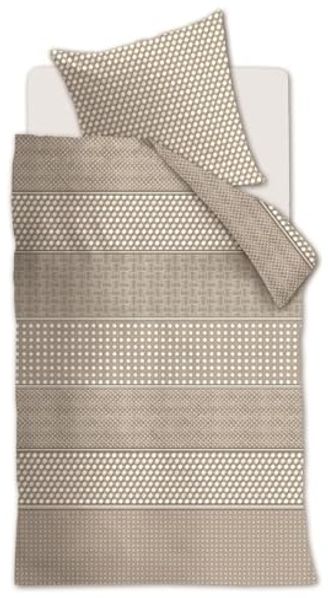 Beddinghouse Bettwäsche beddinghouse Bettwäsche RATTANA 155x220 cm, mit 1 Kissen Bettbezug