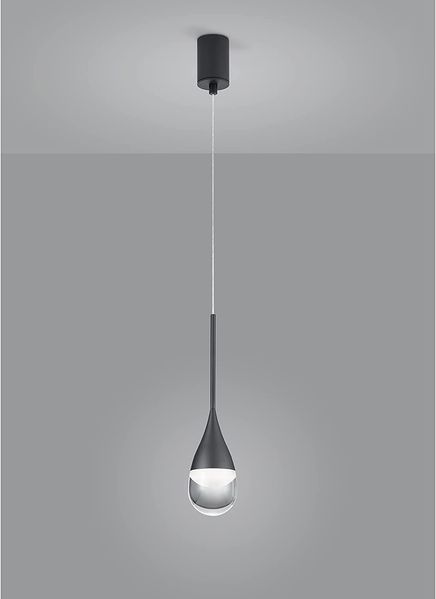 helestra DEEP Pendelleuchte schwarz eloxiert #16/2110.22