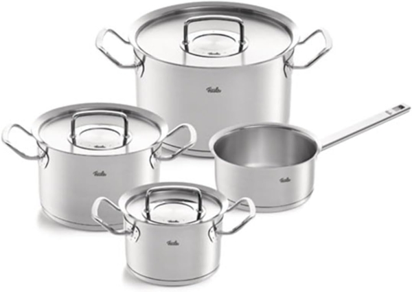 Fissler original-profi collection Topf-Set 4-tlg. mit Metalldeckel Edelstahl