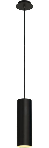 SLV ENOLA®, Pendelleuchte, Pendellänge 150cm, E27, 1x max. 50W, matt schwarz - Pendelleuchten