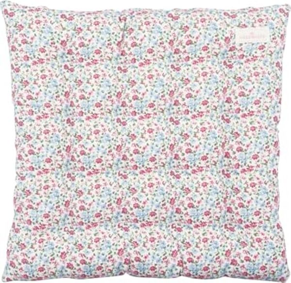 Greengate Sitzkissen Louisa Sitzkissen white 40x40cm