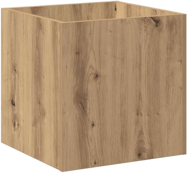 vidaXL Pflanzgefäß Artisan-Eiche 40x40x40 cm Holzwerkstoff 857028