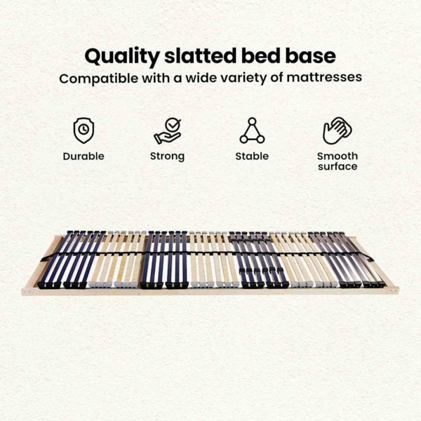 vidaXL Lattenrost Braun 90 x 190 cm Massives Buchenholz 42015252 Bild 5