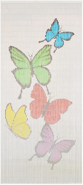 vidaXL Insektenschutz Türvorhang Bambus 90 x 200 cm 45738