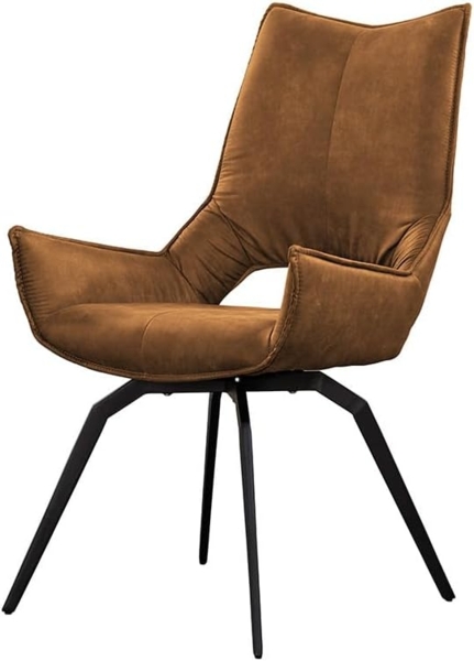 KAWOLA Esszimmerstuhl SIVO, Drehstuhl Stoff verschiedene Farben