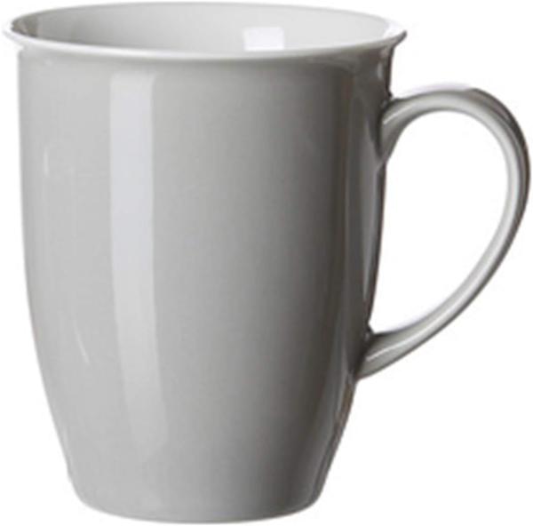 Ritzenhoff & Breker Doppio Kaffeebecher, Kaffee Becher, Tasse, Geschirr, Porzellan, Grau, 320 ml, 576801