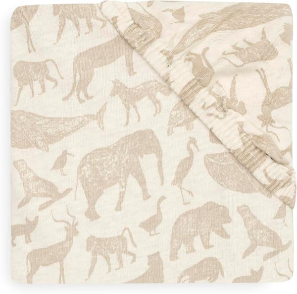 Jollein Jersey Animals Bettlaken - 70x140 cm - N