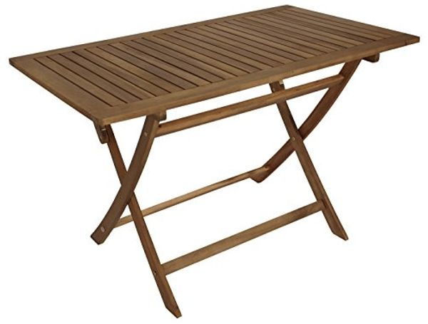 Klapptisch TOBAGO 70x120 cm rechteckig, Akazie geölt