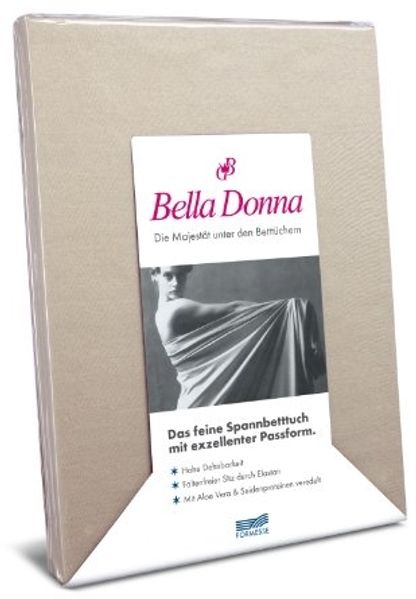 Formesse Bella Donna Jersey Spannbetttuch 200x220 - 200x240 cm 0115 Champignon