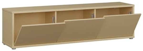 FORTE Lowboard Alice Springs, TV-Board, viel Stauraum, große Türen zum Aufklappen, B/H/T 154,2/41,5/34,9 cm Klapptüren Bild 5