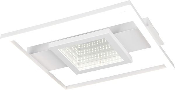 Trio LED-Deckenleuchte Wheeler 35 x 33 cm neutralweiß weiß matt
