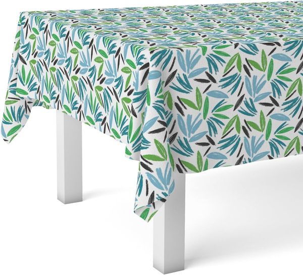 Martina Home Wachstuch-Tischdecke, ODET, Blau, 180x140 cm