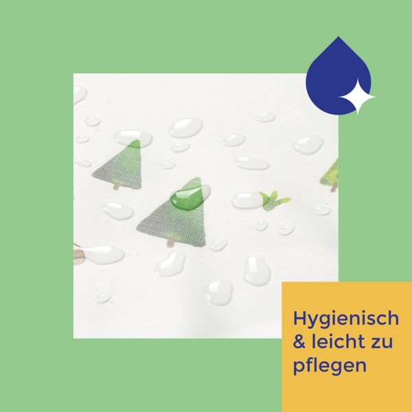 Bonky Wickelauflage weiche Wickelunterlage Baby Wickeltischauflage Abwaschbar - Botanik - 50x70 cm Bild 5