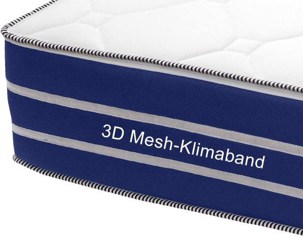 Arensberger FLEXX 9-Zonen 3D-Memory Kaltschaum Matratze, Höhe 27cm, RG 45 90x200 cm Bild 8