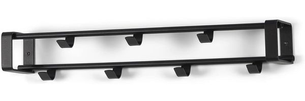 Wandgarderobe REX 1 Schwarz Garderobenhaken von Spinder