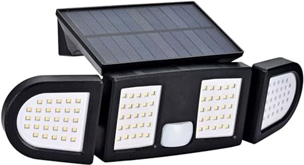 Northpoint LED Wandstrahler LED Solar Strahler mit Bewegungsmelder und Fernbedienung
