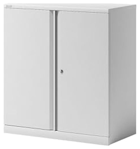 Flügeltürenschrank Essentials, mit 1 Fachboden für 2 Ordnerhöhen, Farbe verkehrsweiß