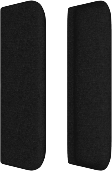 vidaXL Boxspringbett mit Matratze Schwarz 80x200 cm Stoff, Härtegrad: H2 [3130387] Bild 8