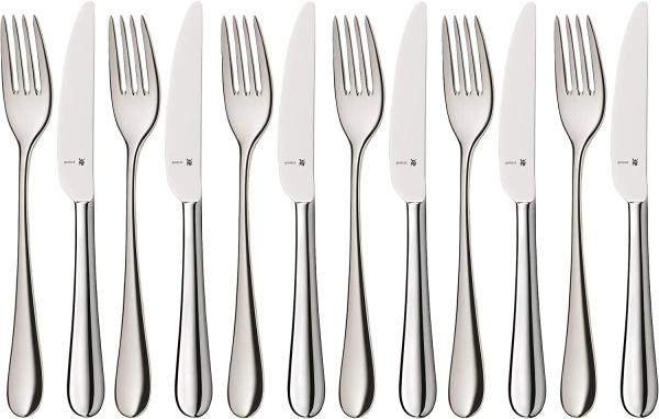 WMF Merit Dessertbesteck-Set, 12-teilig, Cromargan protect® 3201112829